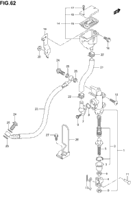 Rear Master Cylinder (Sv1000sk3)