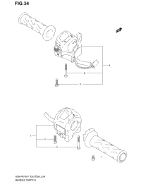 Handle Switch (Model Y/K1/K2)