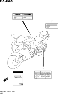 Label (Gsx-R750l6 E28)