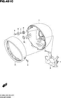 Headlamp Housing (Vl1500bl8 E33)