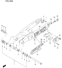 Rear Swinging Arm (Model V)