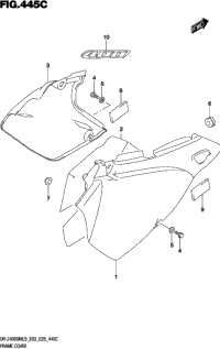 Frame Cover (Dr-Z400sml9 E33)