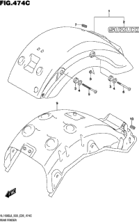 Rear Fender (Vl1500bl8 E33)