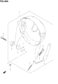 Headlamp Housing (Sv1000k3)
