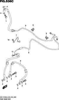 Front Brake Hose (Gsx-S750al9 E28)