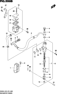 Rear Master Cylinder (Sv650l9 E33)