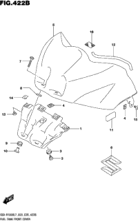 Fuel Tank Front Cover (Ykv,Yvz)