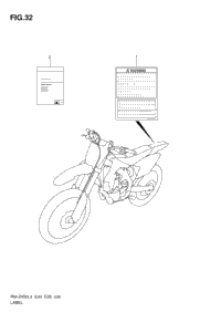 Label (Rm-Z450l3 E03)