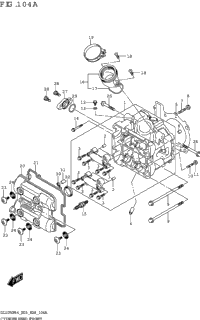 Cylinder Head (Front) (Dl1050rr)