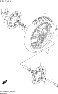 Front Wheel (Gsx-S750,Gsx-S750a)