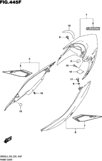 Frame Cover (Sv650al8 E28) (For Agq)