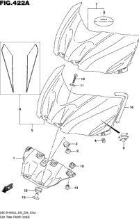 Fuel Tank Front Cover (Gsx-R1000l6 E03)