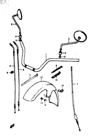 Handlebar - Front Fender