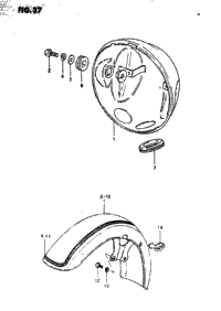 Headlamp Housing - Front Fender