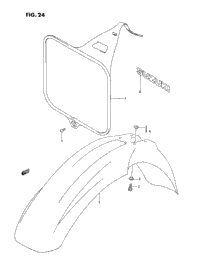 Front Fender - Front Number Plate