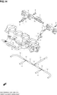 Throttle Body Hose/Joint (Gsx1300ral4 E03)