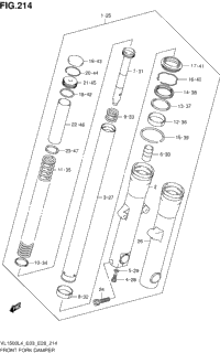 Front Fork Damper (Vl1500bl4 E28)