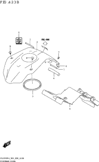 Fuel Tank Cover (Dl1050rj)