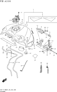 Fuel Tank (Gsx-R1000rza:E03,E28)