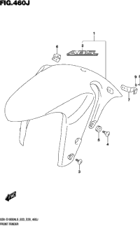 Front Fender (Gsx-S1000azl9 E33)