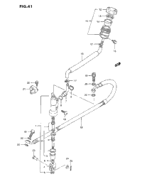Rear Master Cylinder (L)