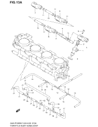 Throttle Body Hose/Joint (Model K2)