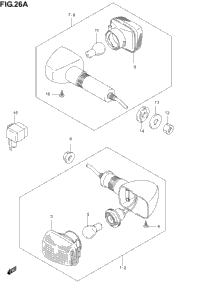 Turnsignal Lamp (Not For U.S. Market)