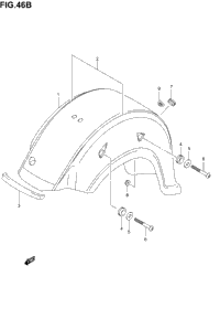 Rear Fender (Model K3)