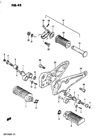 Footrest (Model Z)