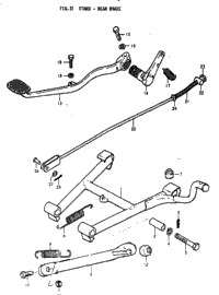 Stand - Rear Brake