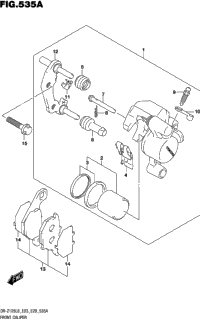 Front Caliper (Dr-Z125ll8 E03)