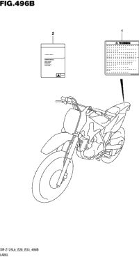 Label (Dr-Z125ll6 E28)