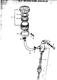 Rear Master Cylinder (Gs750c
