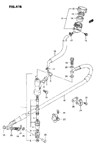 Rear Master Cylinder (Model M/N/P/R/S)