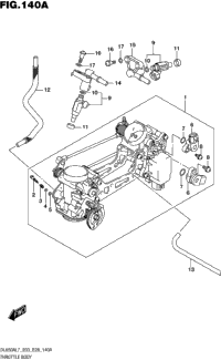 Throttle Body (Dl650al7 E03)