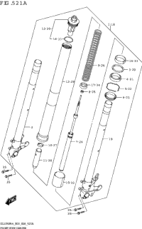 Front Fork Damper (Dl1050rr)