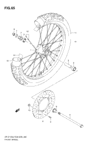 Front Wheel (Dr-Z125l E33)