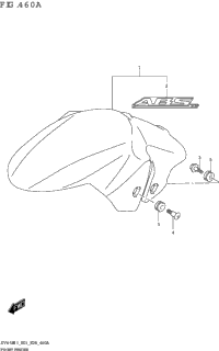 Front Fender (Sv650a,Sv650xa:E28,E33)