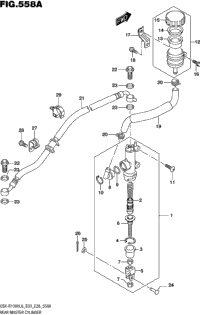 Rear Master Cylinder (Gsx-R1000l6 E03)