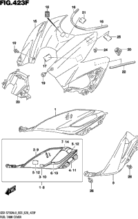 Fuel Tank Cover (Gsx-S750zal9 E28)
