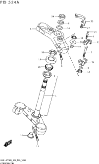 Steering Stem (Gsx-S750,Gsx-S750a)
