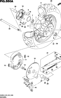 Rear Wheel (Vl800l9 E03)