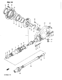 Propeller Shaft - Final Drive Gear