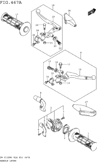 Handle Lever (Dr-Z125m3e28)