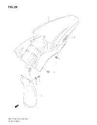 Rear Fender (Model K3)
