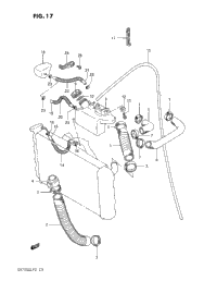 Radiator Hose - Reserve Tank