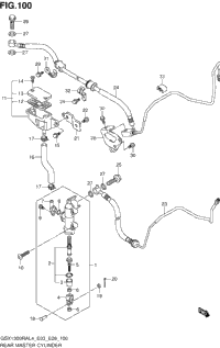 Rear Master Cylinder (Gsx1300ral4 E03)