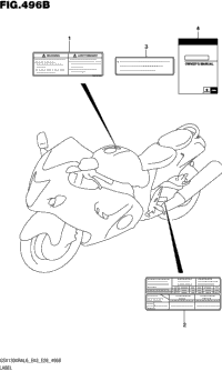 Label (Gsx1300ral6 E28)