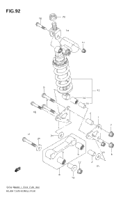 Rear Cushion Lever (Gsx-R600l3 E03)