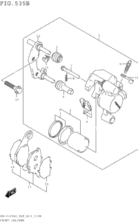 Front Caliper (Dr-Z125ll5 E33)